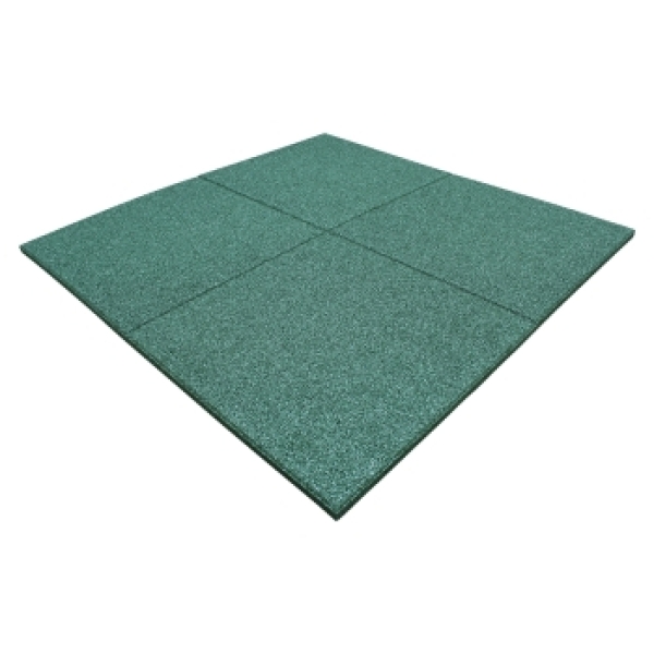 Fallschutzmatten Outdoor, 50 x 50 x 2,5 cm, grün